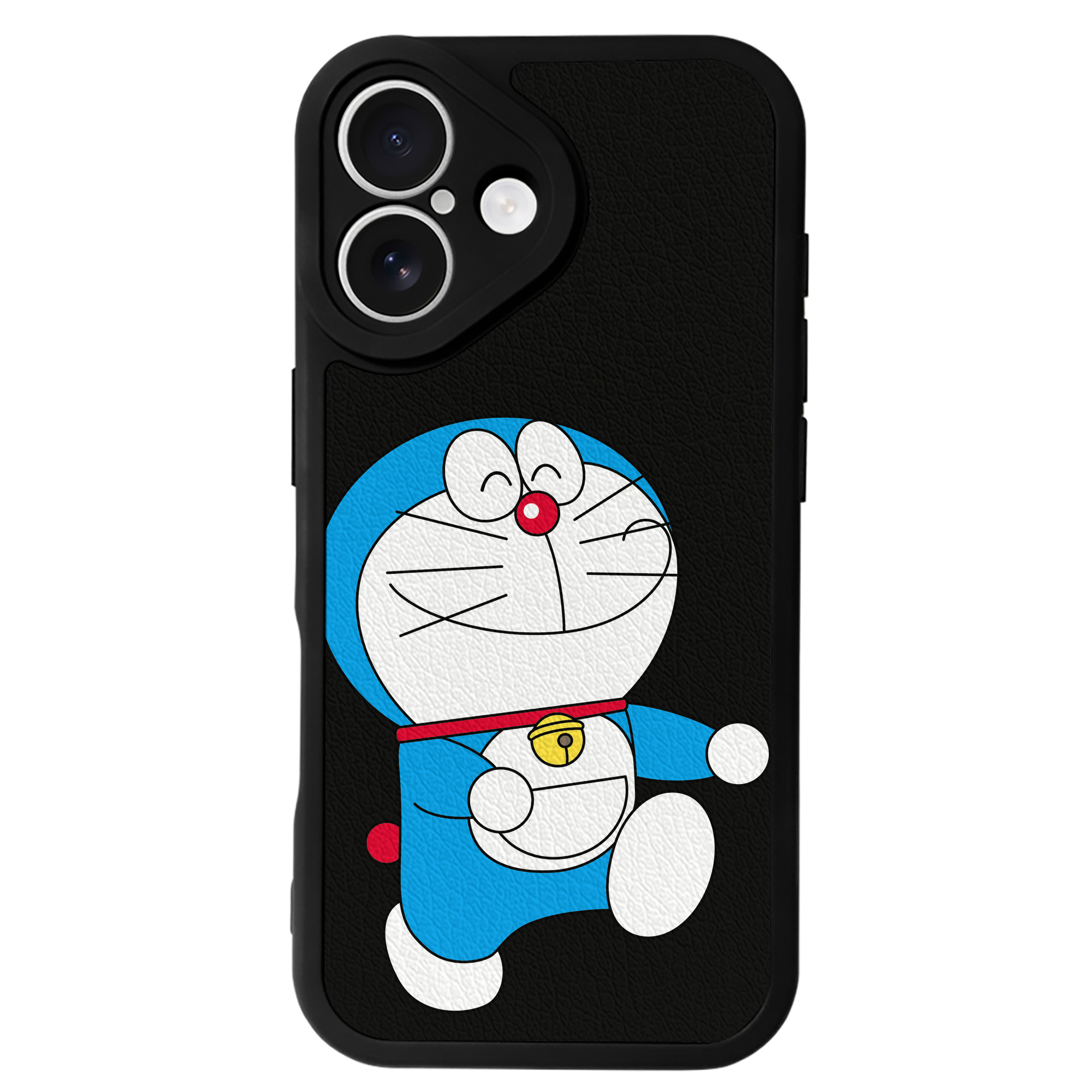 （画像用） ドラえもん Doraemon 【iPhone 16シリーズ対応】シリコンスマホケース（レザー調） 材質：シリコン